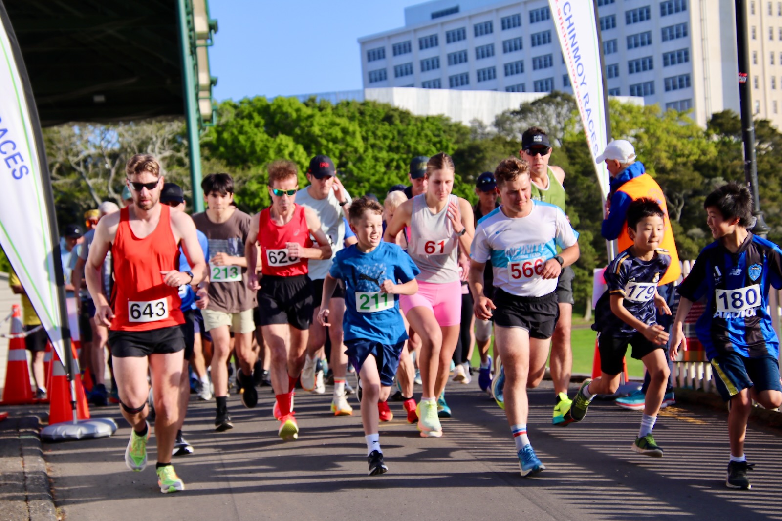Sri Chinmoy Half Mthn (21.1k), Quarter-Mthn (10.55k), 4.5k & Kid's 1.5k ... Auckland Domain